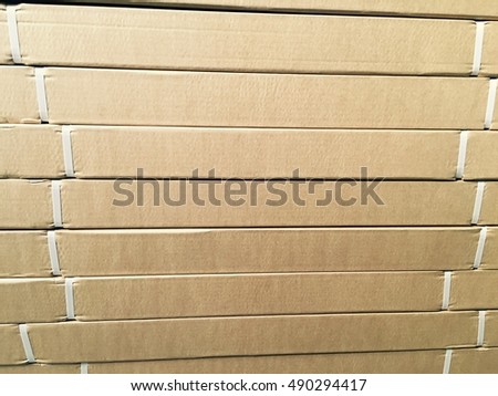 Boxes for cargo on pallets 3D