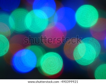 Christmas rustic background - vintage planked wood with lights. Abstract Christmas background. holiday bokeh. 
