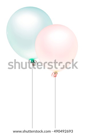 pastel ballon