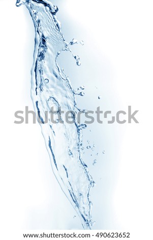 Water,water splash isolated on white background

