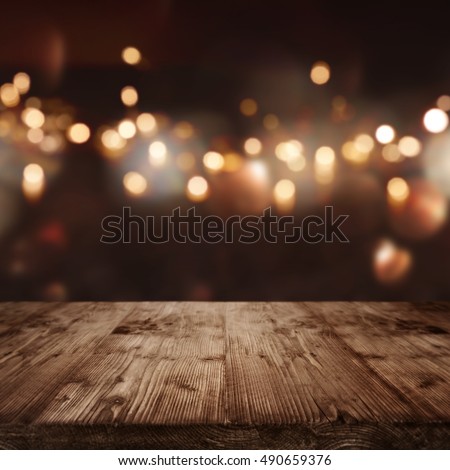 Christmas background with light spots and bokeh