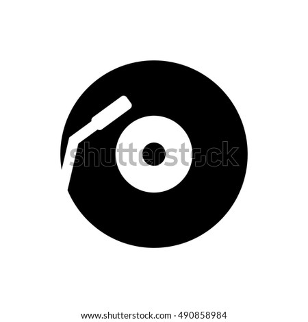 Vinyl Icon Royalty-Free Stock Photo #490858984