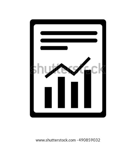 Report Text File Icon Royalty-Free Stock Photo #490859032