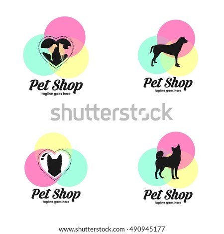 Pet logo template