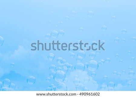 Bubbles background.