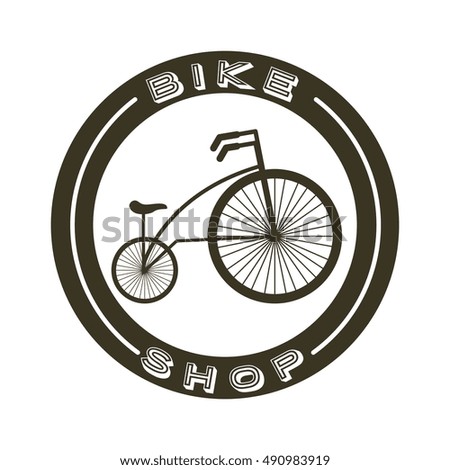 love my bicycle lifestyle concept icon vector illustration design