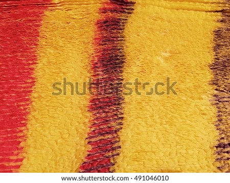 stack of colored strips paper napkins background