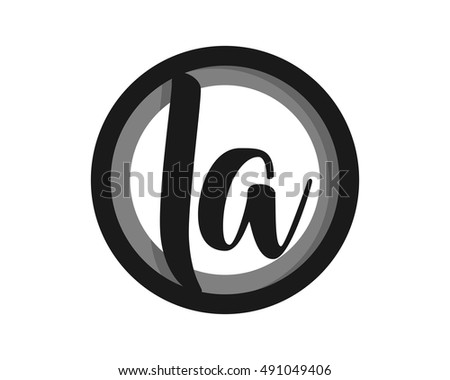 circle typography letter typeset typeface alphabet font image vector icon
