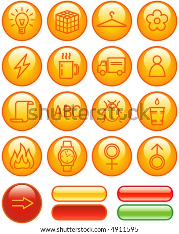 Useful Web Icons Set (Vector)  You'll find more icons in my portfolio