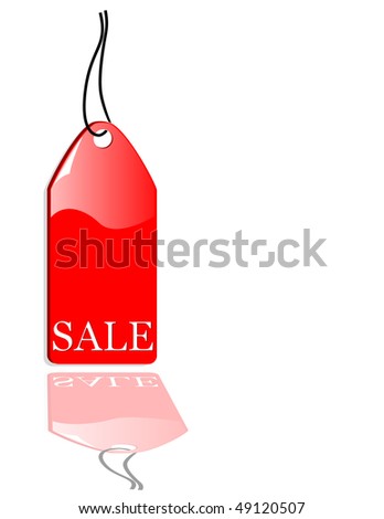 the raster red sales label (vector version in portfolio)