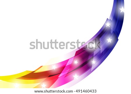 Abstract image of colorful lines