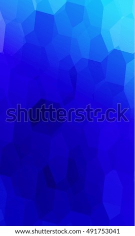 blue color hexagon background. vector. geometric pattern. ideas for your business presentations, printing, design.