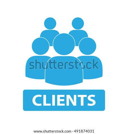 Clients Icon Royalty-Free Stock Photo #491874031