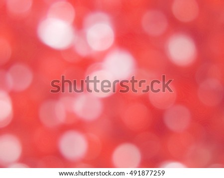 Defocused red lights abstract background. Natural photo bokeh patten