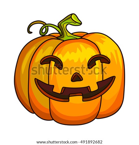 Holiday Halloween Pumpkin Jack Lantern.