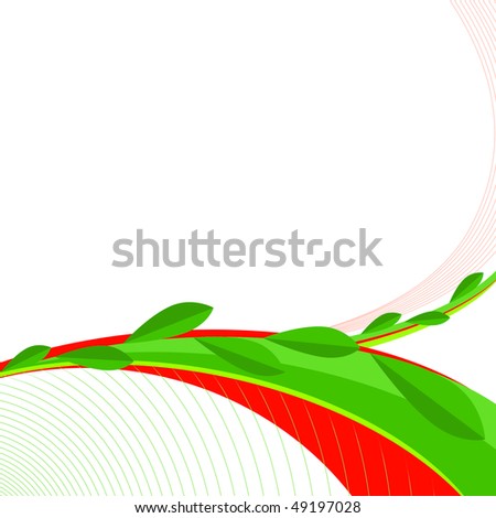 Floral spring abstract background