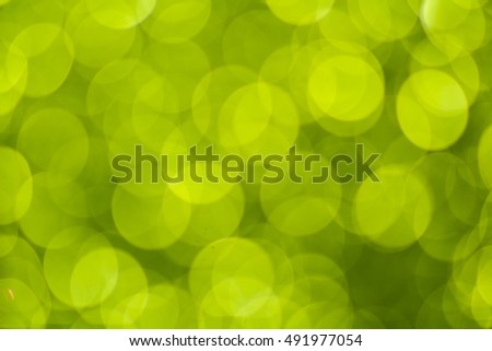 abstract Green light Bokeh BACKGROUND