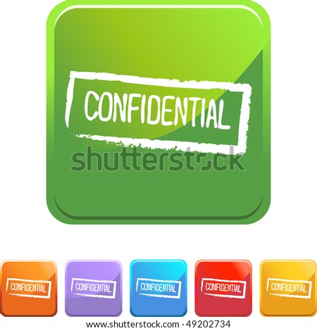 Confidential Ink Stamp