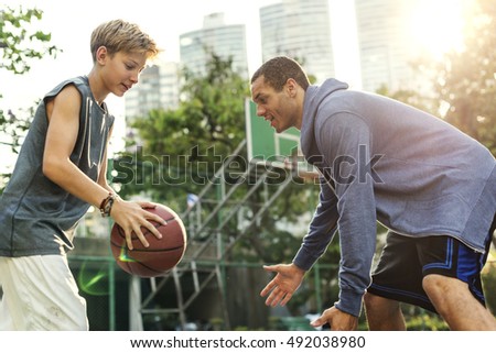 Basketball Athlete Sport Skill Playing Exercise Concept