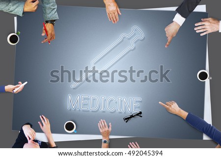 Cure Health Hospital Injection Medicine Concept
