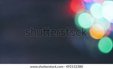 Christmas blurred defocused light , bokeh background 