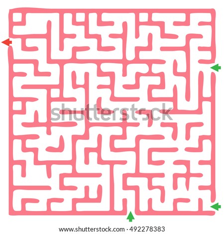 Funny maze game for kids. Quiz for Preschool Children
