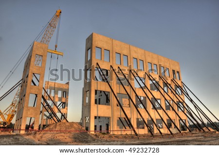 HDR of Construction Site Royalty-Free Stock Photo #49232728