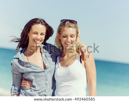 Picture women on the beach