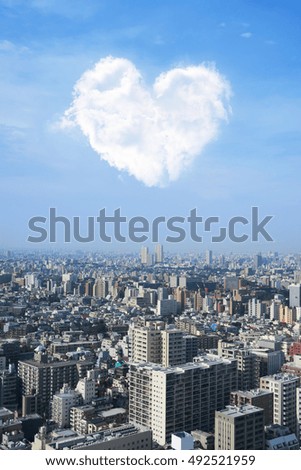 heart cloud Tokyo