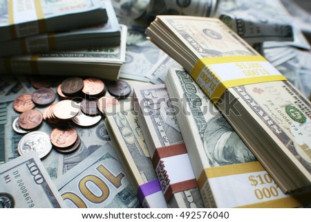 Money bundles Stock Photo High Quality 