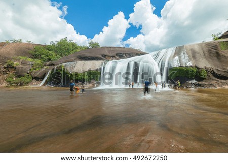 waterfall Bueng Kan Province, Thailand