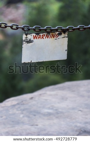 Warning Sign Symbolic Blank