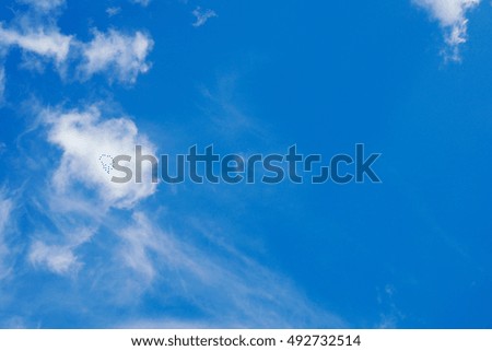 Blue sky background with cloud, nature background