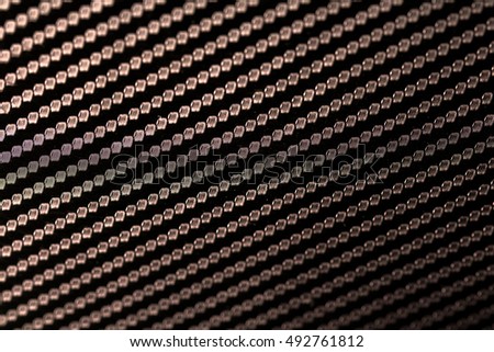 Kevlar abstract black background.