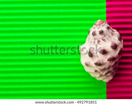 Abstract picture on a colored background.