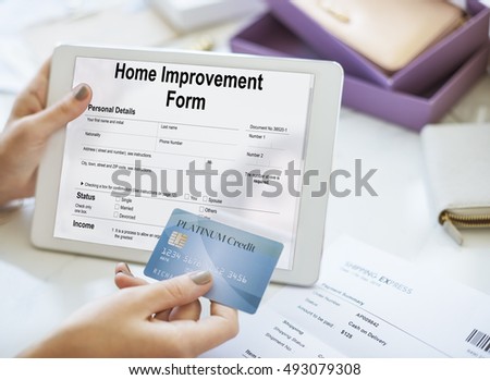 Home Improvement Form Personnel Details Concept