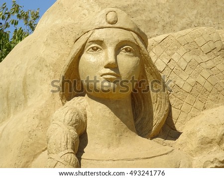 Princess Sand Sculpture