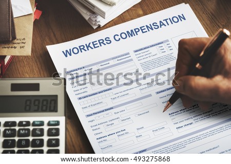Workers Compensation Accident Injury Concept Royalty-Free Stock Photo #493275868