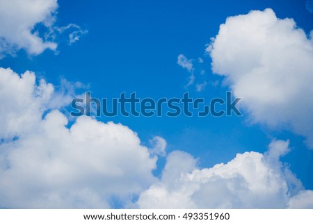 Sky and clouds.
