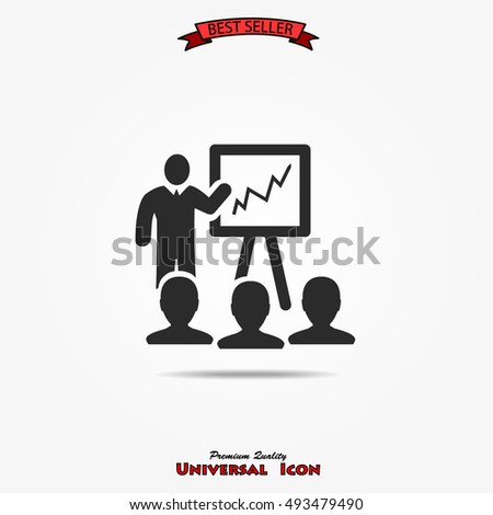 Training, presentation icon