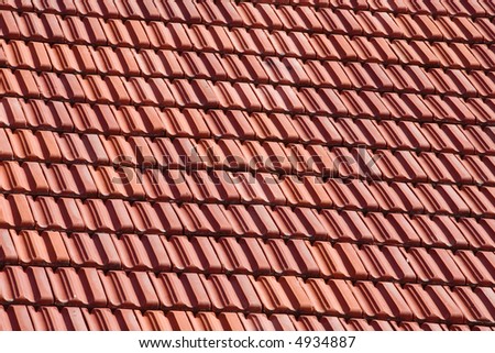 Red roof background