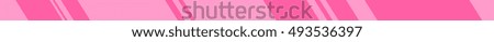 Pink ribbon extra wide seamless border, international symbol of breast cancer awareness. Vector illustration, useful for cards, ads. Design element for October, National Breast Cancer Awareness Month