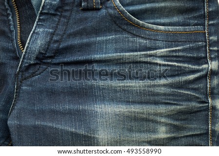 stripe and pocket jean texture  background