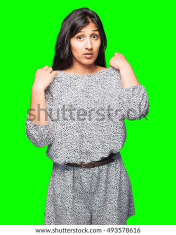 latin woman standing