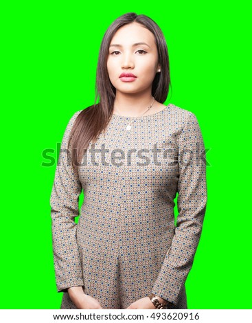 asian woman standing