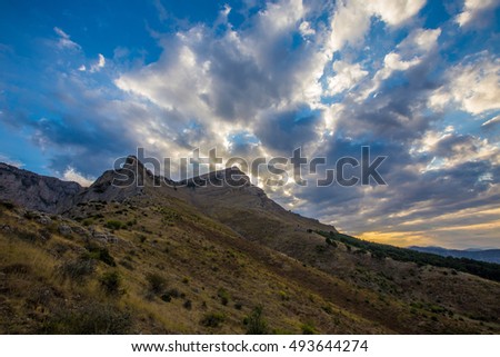 Greece mountains Peloponnese landscape 