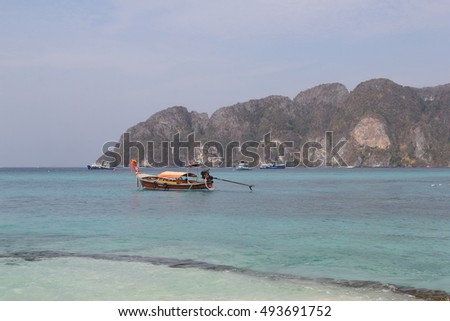 Thailand and the boat at the day, 2016