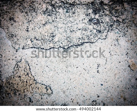 Gray grunge concrete textured wall. Abstract background.