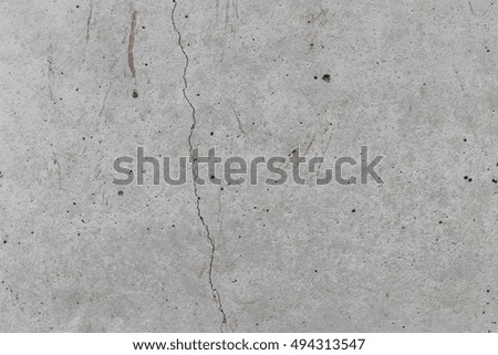 Gray cement wall texture background, crack on cement wall