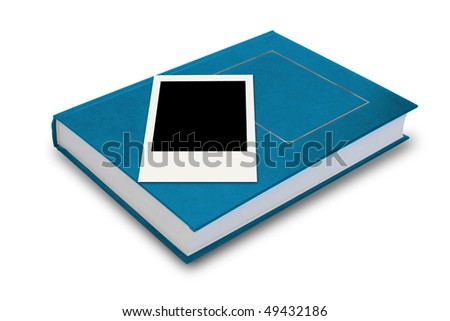 photo on new book on a white background